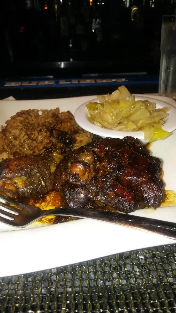 Jerk Chicken and Cabbage