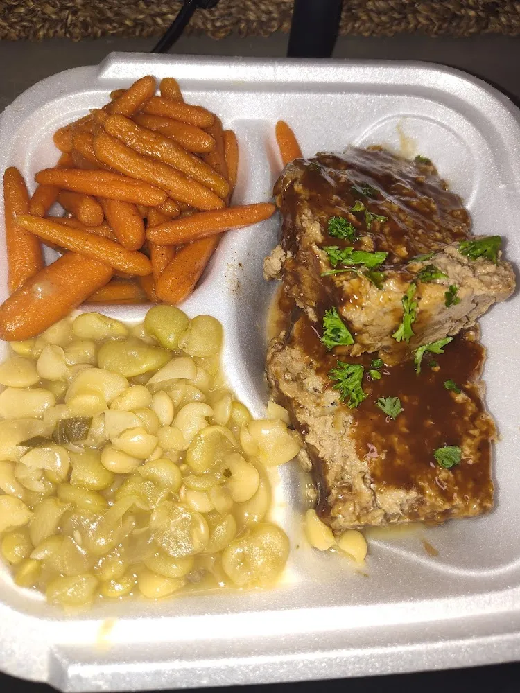 Turkey Meatloaf with Sides Sunday Dinner